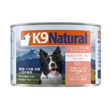 K9Natural ﾌﾟﾚﾐｱﾑ缶 ﾗﾑ＆ｷﾝｸﾞｻｰﾓﾝ 170g | サニーロック 加古川店